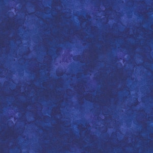 Timeless Treasures~Solid-ish by Kimberly Einmo~Tonal Blender~Royal~Cotton Fabric by the Yard or Select Length C6100-RYL