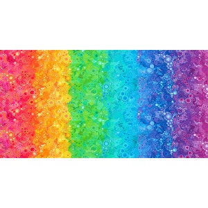 EOB~Robert Kaufman~Effervescence~Gradation~Rainbow~Cotton Fabric by the Yard or Select Length AAQ17061263