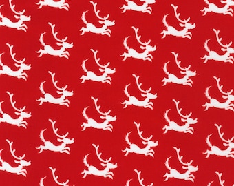 EOB~Robert Kaufman~How the Grinch Stole Christmas~Dogs~Red~Cotton Fabric by the Yard or Select Length ADE202813
