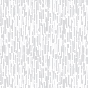 May include: A seamless pattern with a white background and a repeating pattern of light gray vertical lines and rectangles.