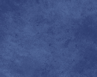 P & B Textiles Suede 6 Tonal Texture Blue Cotton Fabric by the Yard or Select Length SUE6302-B