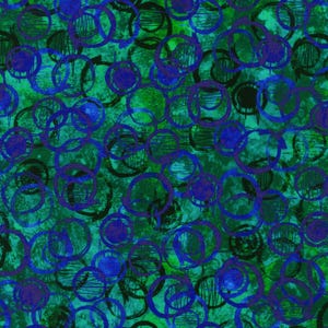 Robert Kaufman~Wild Vista~Circles~Evergreen~Cotton Fabric by the Yard or Select Length SRKD22124224