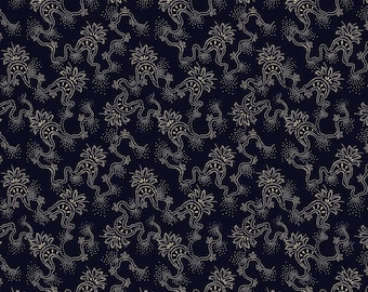 Fredericksburg Revisited by Jo Morton, Andover Quilting Cotton, Patriotic Reproduction Fabric, Filigree in Indigo A-2880-B