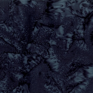 May include: Abstract blue and white patterned fabric with a swirling, marbled design.