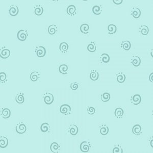 May include: A seamless pattern of light blue swirls on a pale blue background.