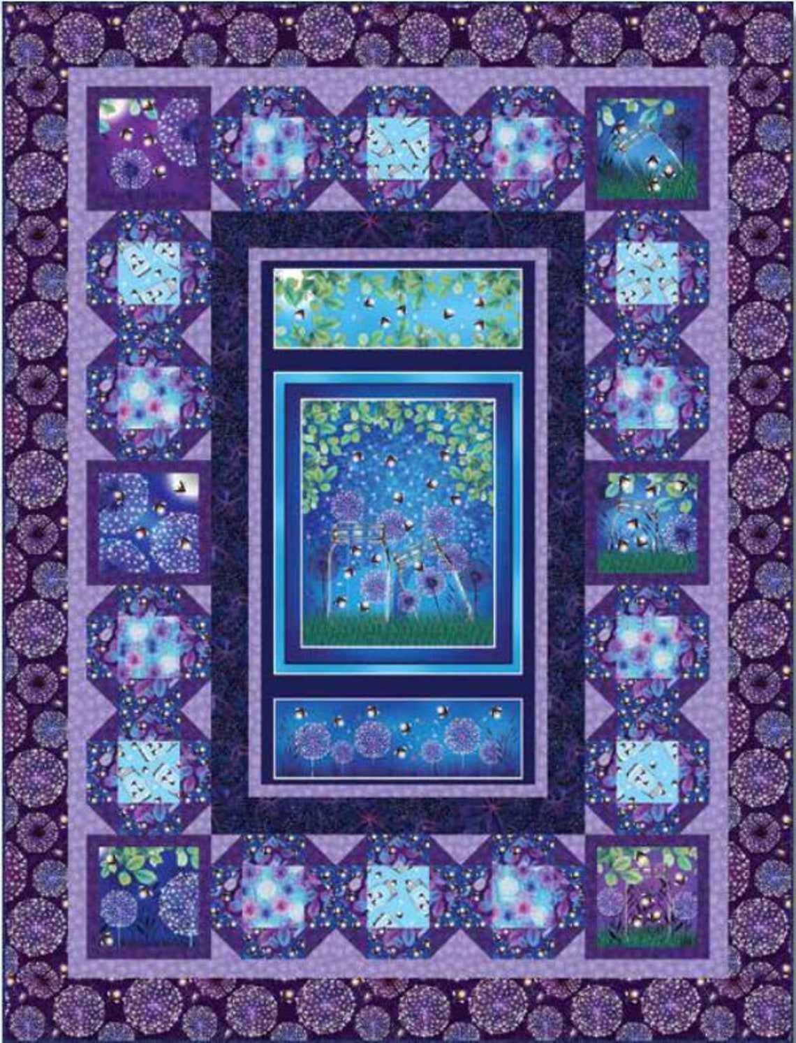 Blank Quilting Let Your Light Shine 24 x 43 Etsy
