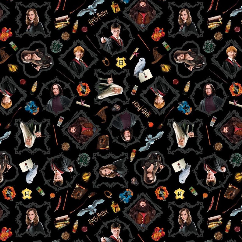 Potter Repeating Pattern Contempo by Benartex~harry Potter~magic~108