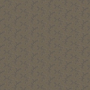 Windham~Country Soiree by Jeanne Horton~Lichen Vine~Earth~Cotton Fabric by the Yard or Select Length 52072-7