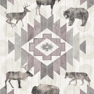 Northcott~Canyon Creek~24&quot; x 43&quot; Southwest Panel~Lt Gray/Multi~Cotton Fabric by the Panel 23860-11