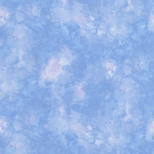 Timeless Treasures~Solid-ish by Kimberly Einmo~Tonal Blender~Sky~Cotton Fabric by the Yard C6100-SKY