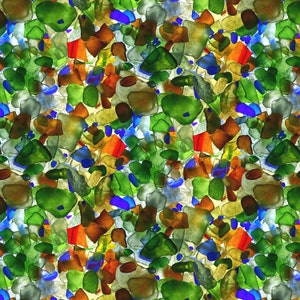 Windham~Landschaften 2020~Mermaids Tails~Digitaldruck~Multi~Baumwollstoff Baumwollstoff Meterware, Länge nach Wahl 52121D-X