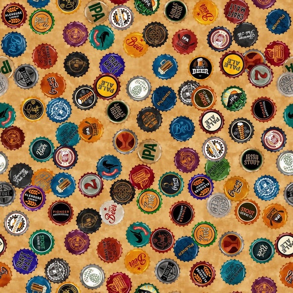 Bottle Cap Fabric Etsy