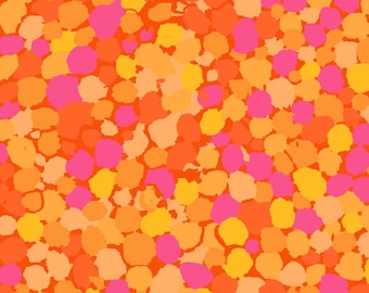 Free Spirit Kaffe Fassett Collective Reflections Orange Cotton Fabric by the Yard or Select Length PWBM087-ORANGE