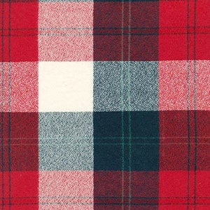 Robert Kaufman~Mammoth Flannel~Plaid~Americana~Yarn Dyed Flannel Fabric by the Yard or Select Length SRKF14877202