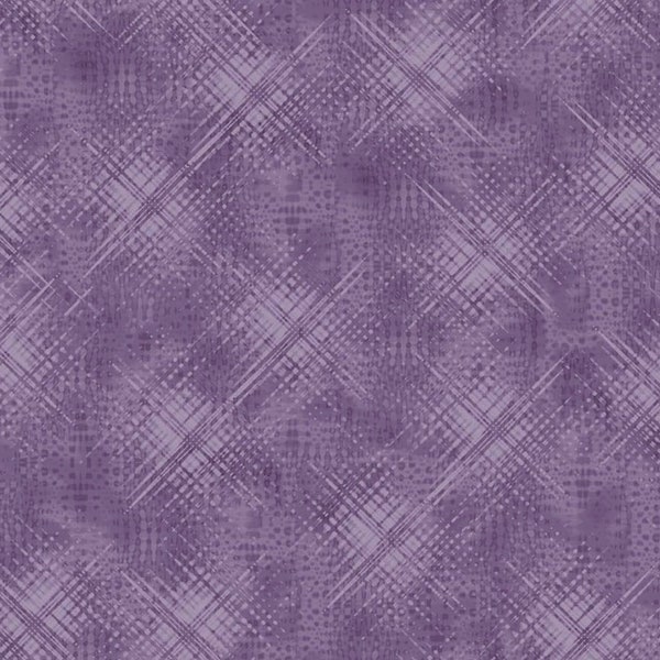 Quilting Treasures~Vertex~Weave Blender~Digital~Dark Lavender~Cotton Fabric by the Yard or Select Length 29513-LK