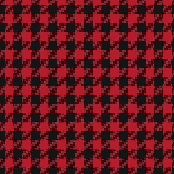 Timeless Treasures~Nature Love~Buffalo Check Plaid~Red/Black~Cotton Fabric by the Yard or Select Length C7502-RED