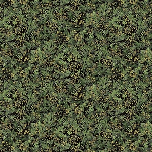 Northcott~Cabin View~Cedar~Digital~Green~Tela de algodón cortada a medida o seleccione largo DP25121-76