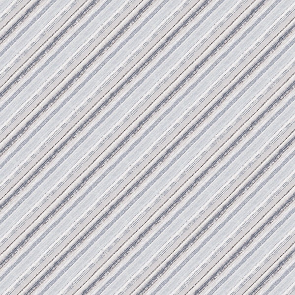 Wilmington Prints~Woodland Frost~Diagonal Stripe~Grey~Cotton Fabric by the Yard or Select Length 17787-491