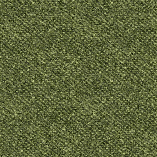 EOB~Maywood Studio~Woolies Flannel~Nubby Tweed~Green~Cotton Printed Flannel Fabric by the Yard or Select Length F18507M-G