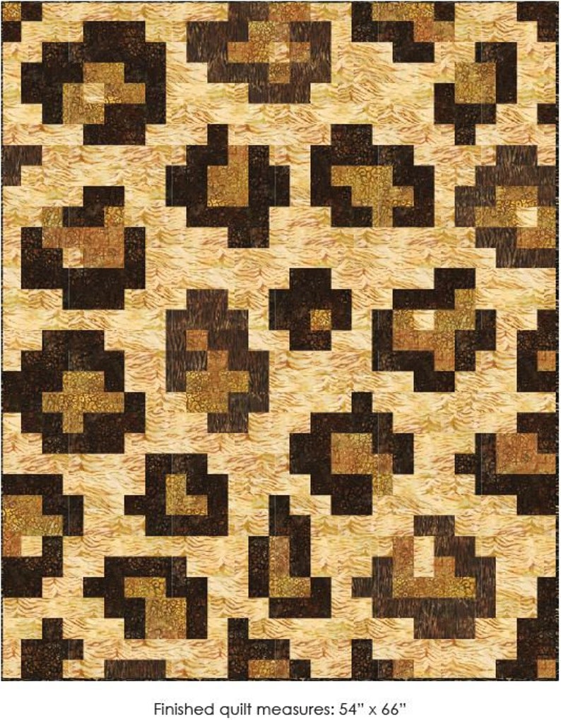 Robert KaufmanArtisan BatikSerengetiLeopard SkinPepperCotton Batik Fabric by the Yard or Select Length AMD20197188 zdjęcie 7