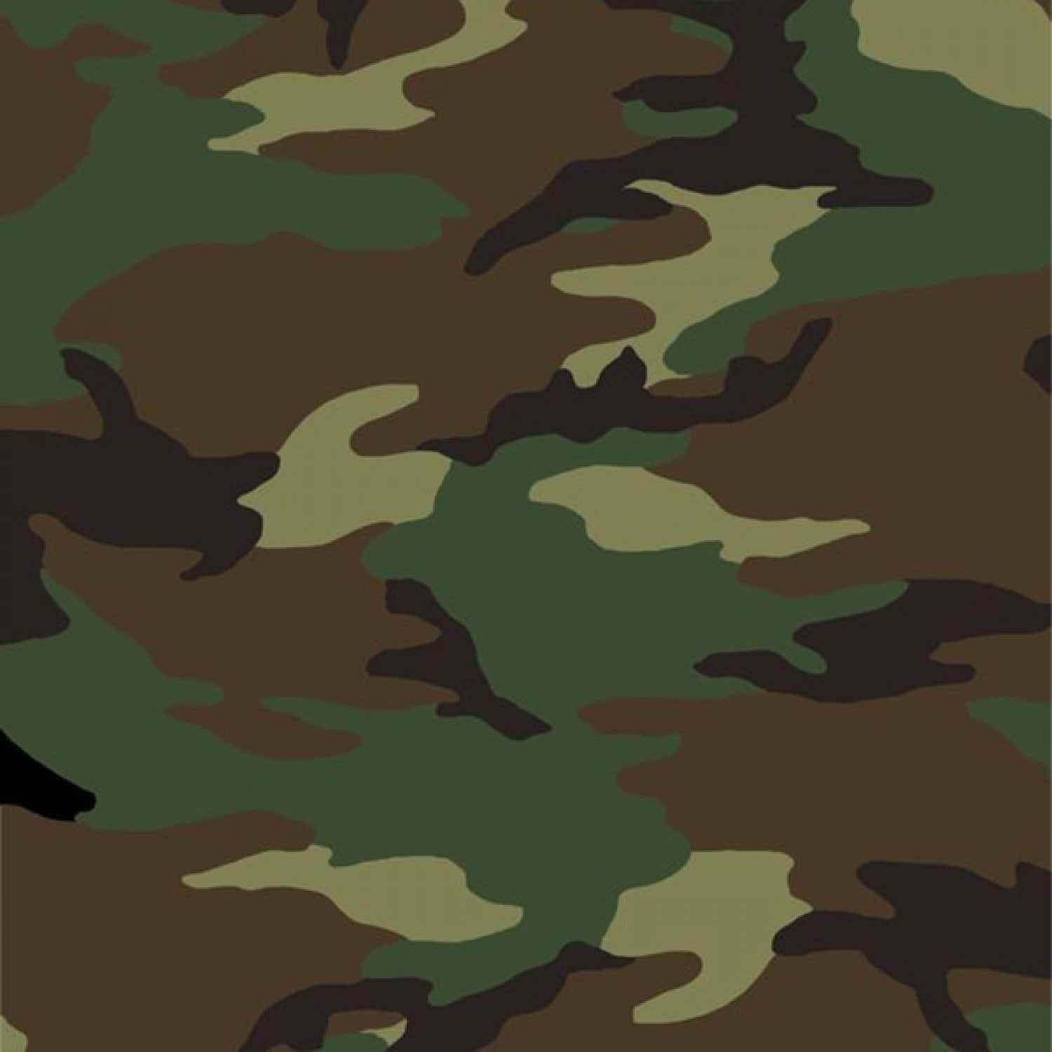 The Yard - Tela 100 % algodón de camuflaje militar, color marrón y gris, 44  pulgadas de ancho