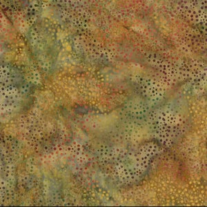 Hoffman~Bali~Dot Batik~Incense~Cotton Batik Fabric by the Yard 885-526