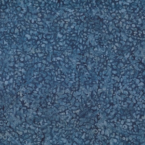 Wilmington Batiks~Plum Bouquet~Spots~Blue~Cotton Batik Fabric by the Yard or Select Length 22298-441