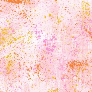 Wishell by Robert Kaufman~Color Wheel Splatter~108" Wide Backing~Peach~Cotton Fabric by the Yard or Select Length WELDX21619144