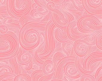 EOB Studio E Just Color Swirl Blush Cotton Fabric by the Yard or Select Length 1351-BLUS