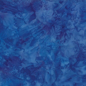 Hoffman~Bali Batik~Watercolors~Iris~Cotton Batik Fabric by the Yard or Select Length 1895-40