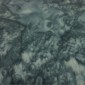 Hoffman~Bali Watercolors~Batik~Smoke~Cotton Batik Fabric by the Yard or select length 1895-173