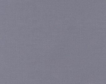 EOB~Robert Kaufman~Kona~Solid~Medium Grey~Cotton Fabric by the Yard or Select Length KONA-MEDGRY