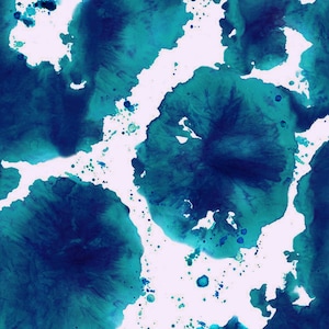 EOB~Hoffman~Inspired Indigo~100% Rayon~Digital Print~Indigo~Rayon Fabric by the Yard RR4581-68