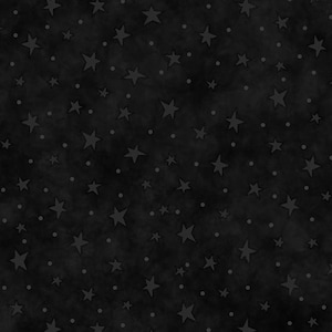Henry Glass~Starry Basics~Stars~Black~Cotton Fabric by the Yard or Select Length 8294-99