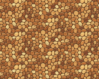 EOB~Northcott~Oakwood~Pebbles~Iron Ore~Brown~Cotton Fabric by the Yard 23239-36