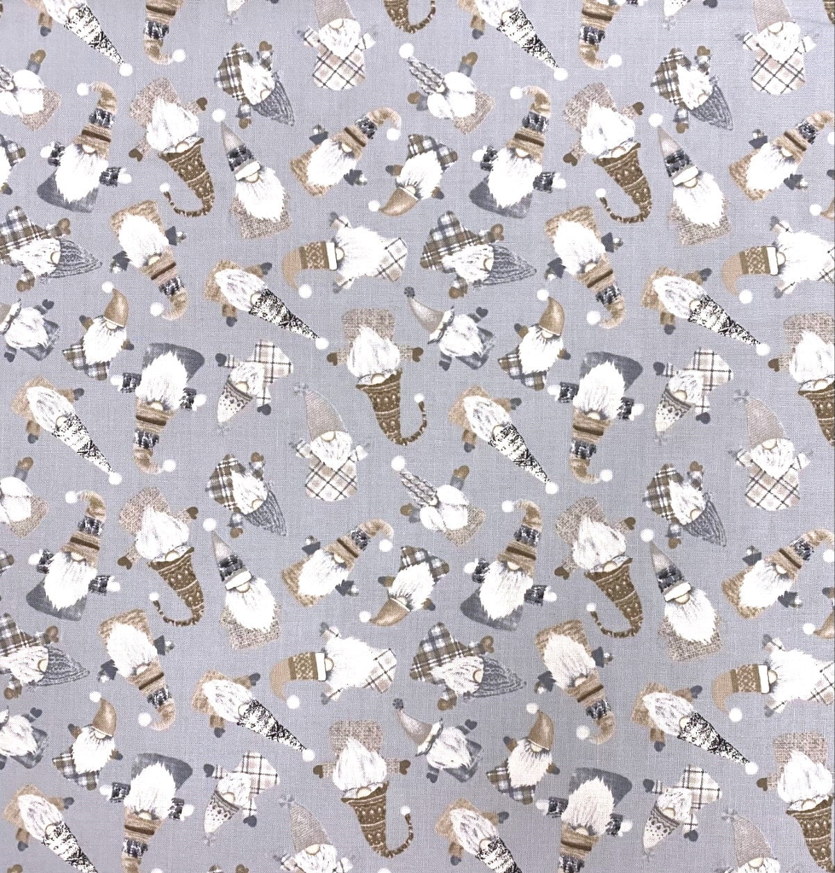 Winter Gnomes Fabric Fabric by the Yardmetercotton 