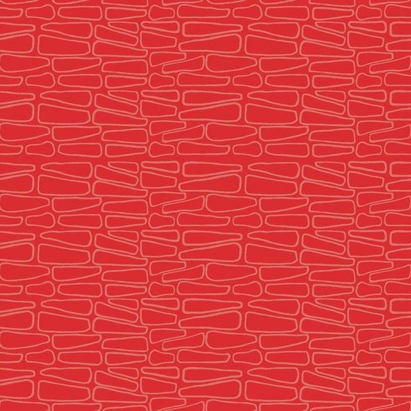 Quilting Treasures~Alphabet Soup~Geo~Red~Cotton Fabric by the Yard or Select Length 28212-R