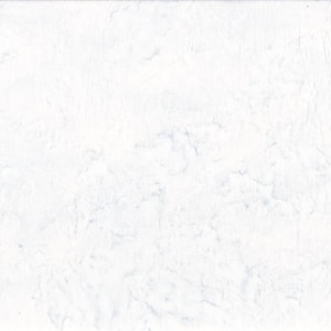 Bali Watercolors 1895 Batik by Hoffman Fabrics, Tonal Light Blue on White Watercolor Batik in Iceberg 1895-698