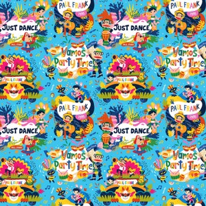 Michael Miller~Paul Frank~Carnival Allover~Multi~Cotton Fabric by the Yard or Select Length DDC10509-MULT