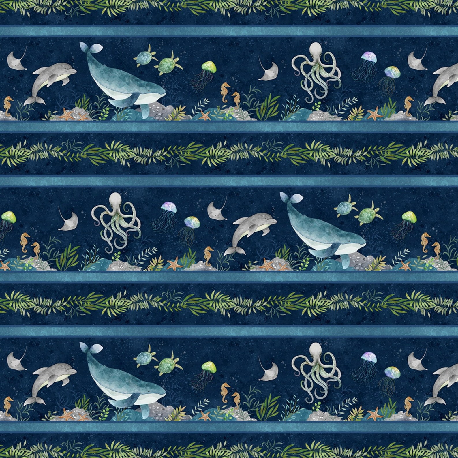 Quilt Kit Paradise Bay 67 X 85 Underwater Etsy