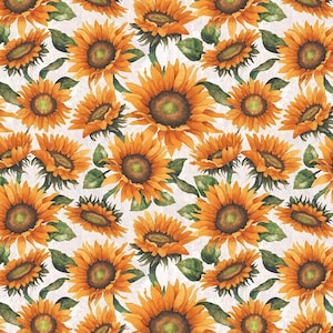 EOB~Blank Quilting~Fall Delight~Sunflowers~Yellow~Cotton Fabric by the Yard or Select Length 1530-44