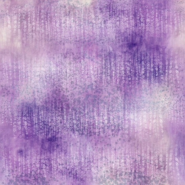 Hoffman~Jewel Basin by McKenna Ryan~Dot Texture~Digital~Lavender~Cotton Fabric by the Yard or Select Length MRD27-70