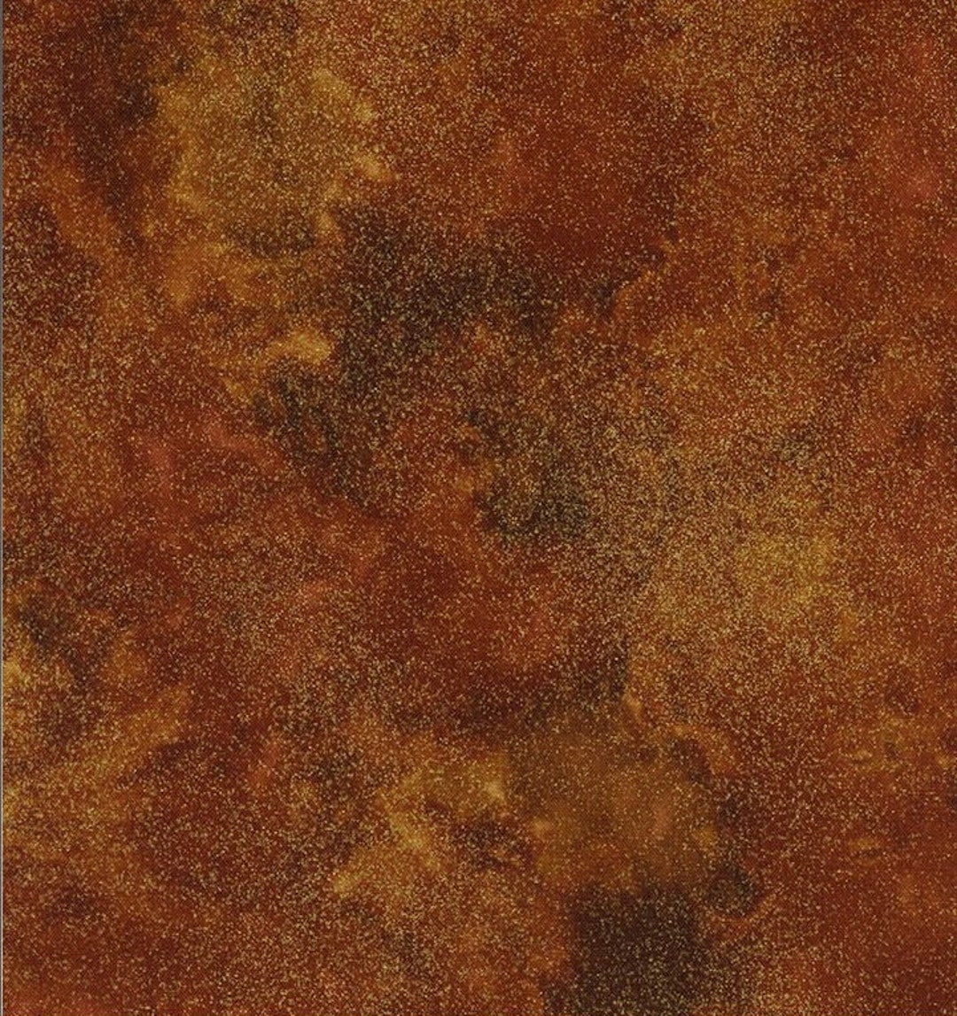 Eob~timeless Treasures~shimmer~tonal Texture W/ Metallic Gold~rust ...