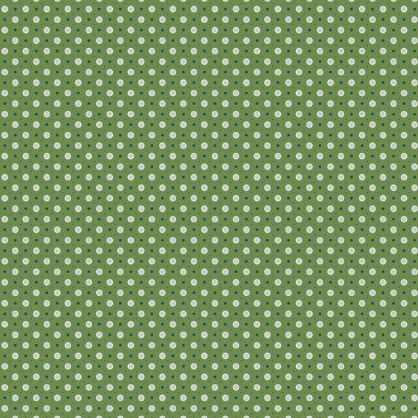 Riley Blake~Bee Dots by Lori Holt~Vera~Basil~Cotton Fabric by the Yard or Select Length C14172-BASIL