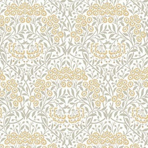 Tissu en coton ivoire original Morris & Co Michaelmas Daisy Free Spirit par mètre ou longueur choisie PWWM035-IVORY