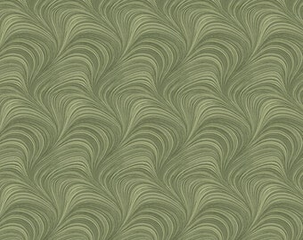 Benartex Lilas en Flor - Textura Ondulada - Salvia - Tela de Algodón cortada a medida o Seleccionar Largo 2966B-41