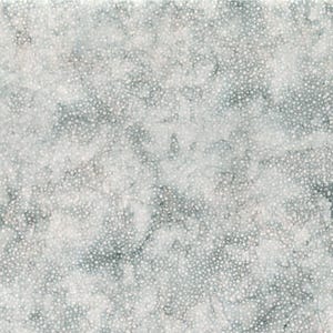 May include: A white fabric with a subtle grey and white speckled pattern. The fabric has a soft, textured feel.