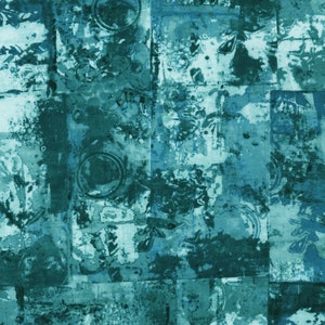 EOB~Robert Kaufman~Warehouse District~Texture~Aquamarine~Cotton Fabric by the Yard or Select Length ANJ19791425