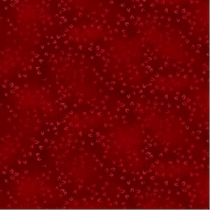 EOB~Henry Glass~Folio by Color Principle~Vines~Red~Cotton Fabric by the Yard or Select Length 7755-88