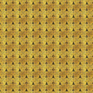 Blank Quilting~All Spruced Up~Ditsy Trees with Ornaments~Gold~Cotton Fabric by the Yard or Select Length 2764-44